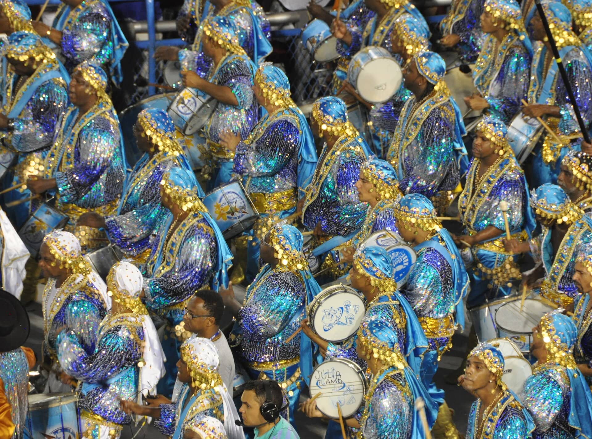 Carnival parade, Sambadrome, Rio de Janeiro